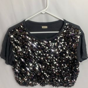 Hollister sparkle t shirt